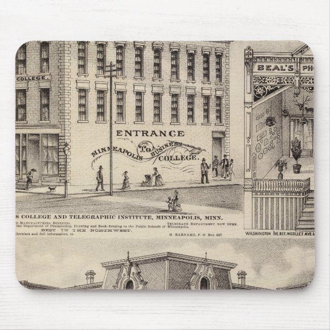 Mousepad Brackett's Block, Minnesota (Frente)