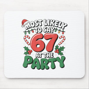 Mousepad Brainrot Natal Divertido 67 Meme Natal Mais Prováv