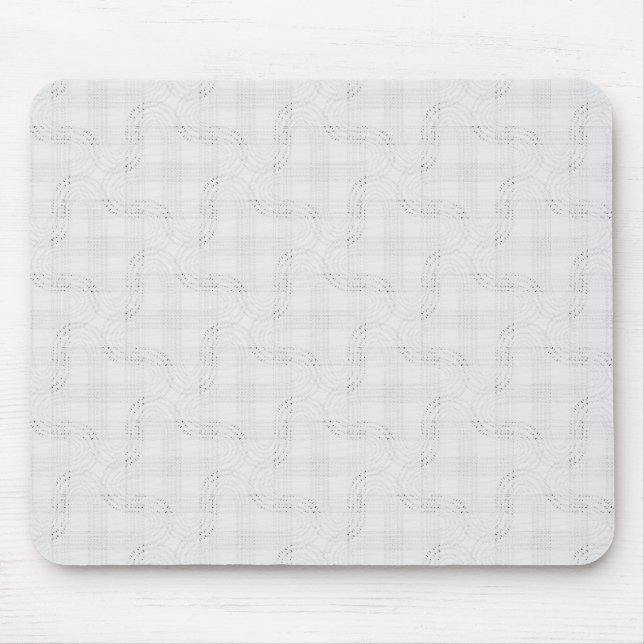 Mousepad Branca sólida texturizada. (Frente)