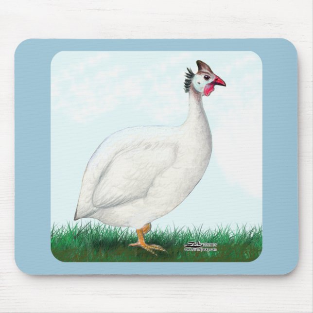 Mousepad Branco da Guiné (Frente)