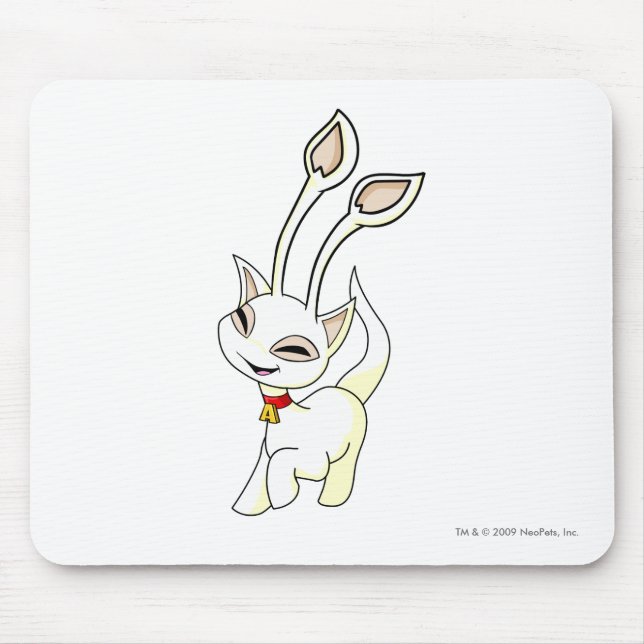 Mousepad Branco de Aisha (Frente)