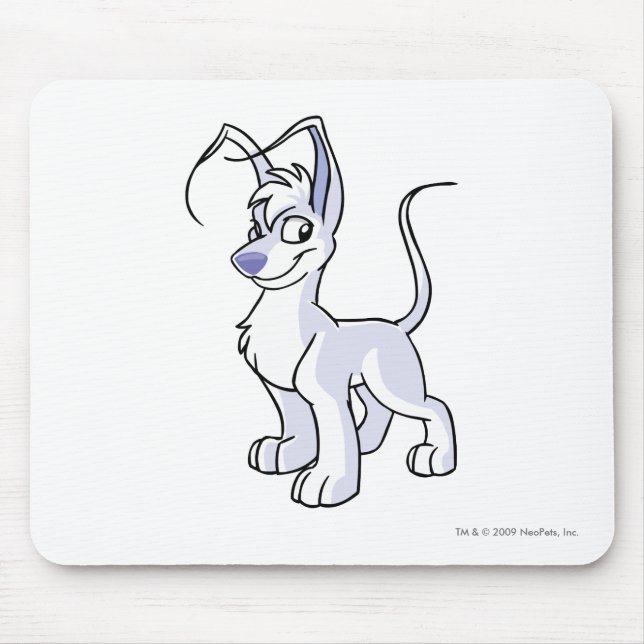 Mousepad Branco de Gelert (Frente)