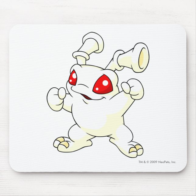 Mousepad Branco de Grundo (Frente)