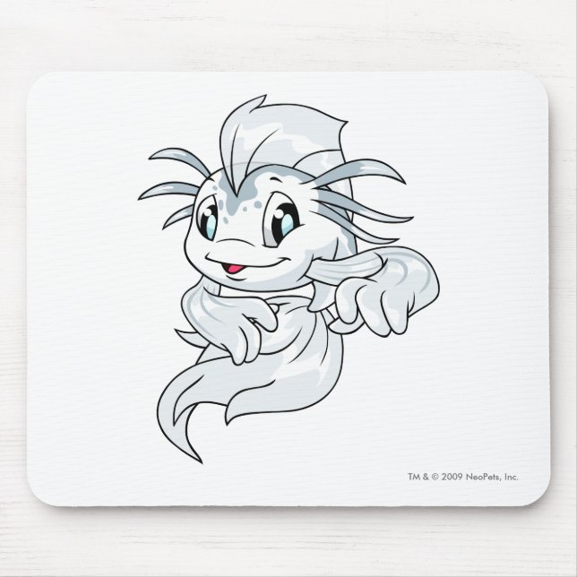 Mousepad Branco de Koi (Frente)