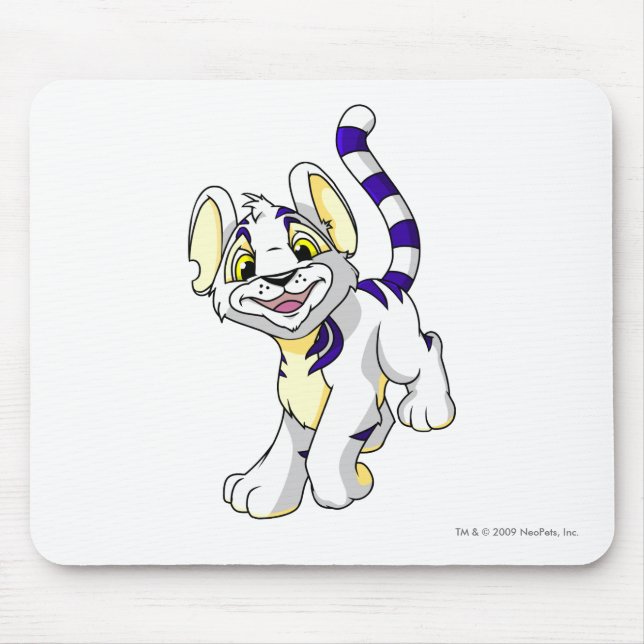 Mousepad Branco de Kougra (Frente)
