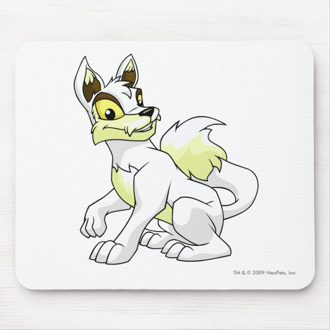 Mousepad Branco de Lupe (Frente)