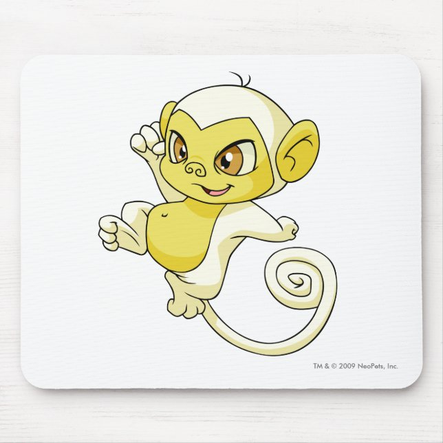 Mousepad Branco de Mynci (Frente)
