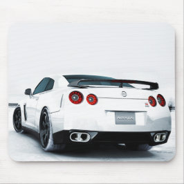 Mousepad Branco de Nissan GT-R