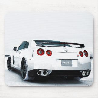 Mousepad Branco de Nissan GT-R