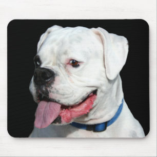 Mousepad branco do pugilista
