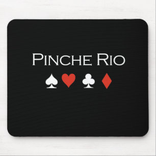 Mousepad Branco do t-shirt de Pinche Rio