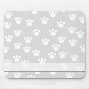 Mousepad Branco e claro - teste padrão cinzento do
