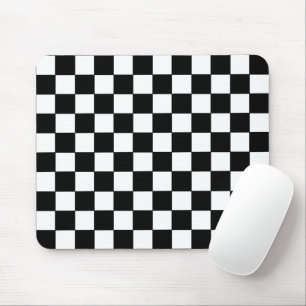 Mousepad Branco e Preto Verificados