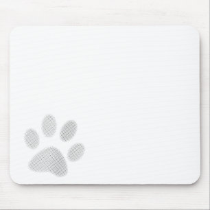 Mousepad Branco/luz - impressão de intervalo mínimo