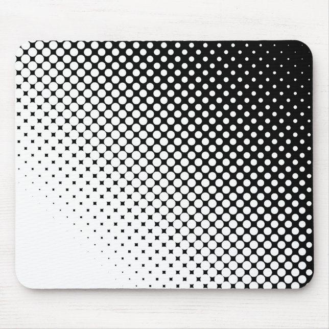 Mousepad Branco preto (Frente)