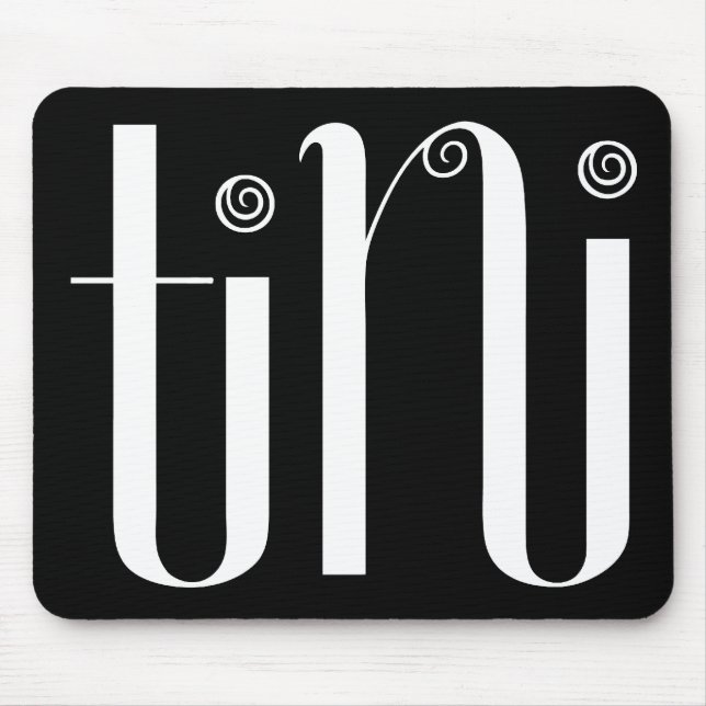 Mousepad branco Tini (Frente)