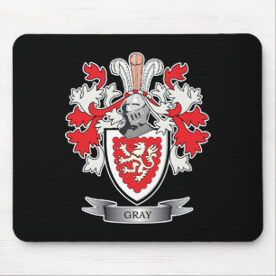 Mousepad Brasão cinzenta da crista da família