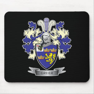 Mousepad Brasão da crista da família de Greer