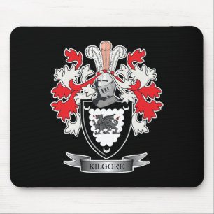 Mousepad Brasão da crista da família de Kilgore