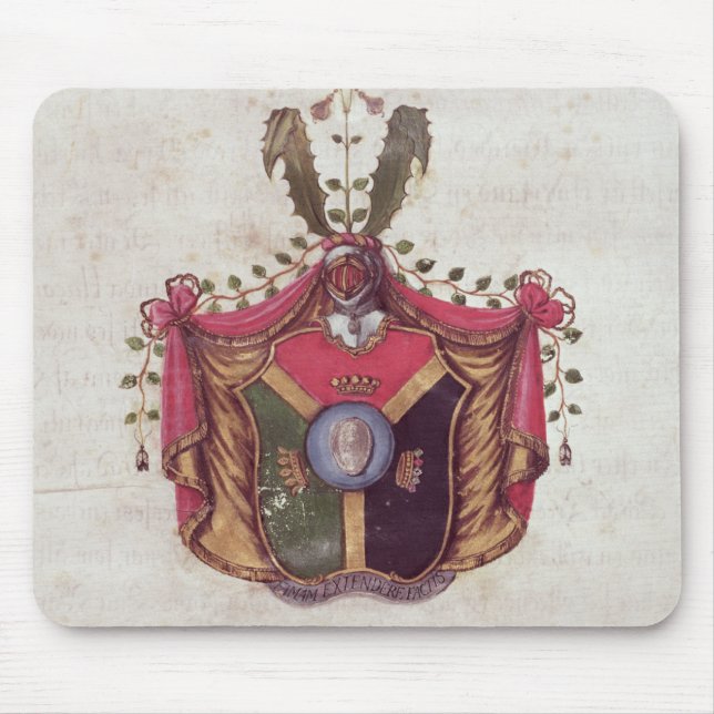 Mousepad Brasão da família de Linnaeus (Frente)