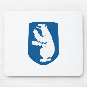 Mousepad brasão de armas da Groenlândia país símbolo emblem
