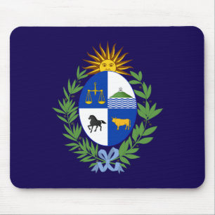 Mousepad brasão de armas do país Uruguai símbolo emblema ba