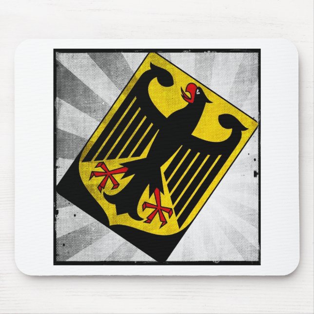 Mousepad Brasão de armas estilizado da Alemanha (Frente)