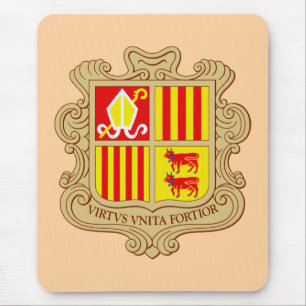 Mousepad Brasão de Armas Histórico da Co-Principado de Ando