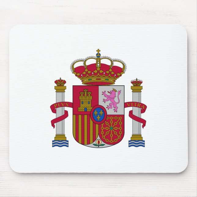 Mousepad Brasão de armas símbolo emblema bandeira da Espanh (Frente)