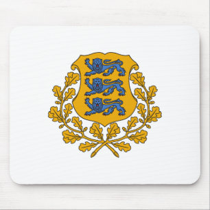 Mousepad brasão de armas símbolo emblema bandeira da Estôni