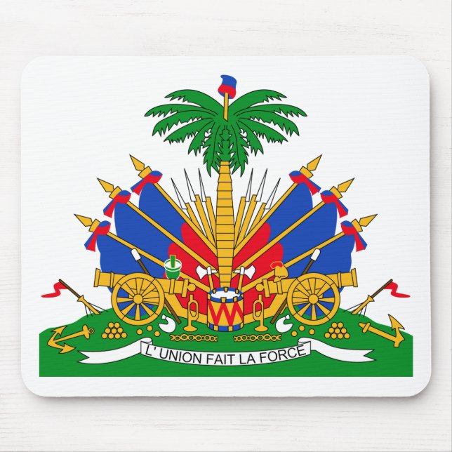 Mousepad Brasão de Haiti (Frente)