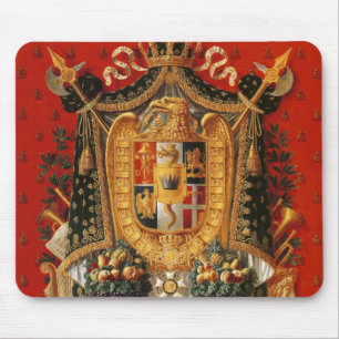Mousepad Brasão de Italia, design para uma tapeçaria