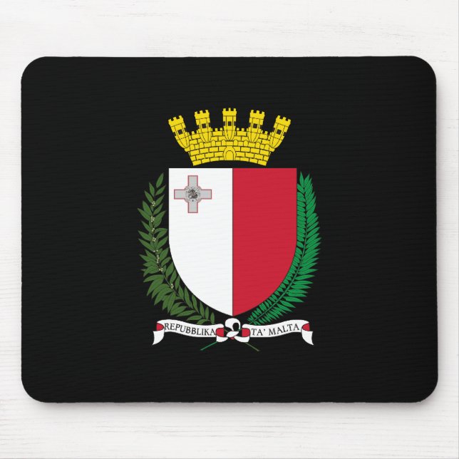Mousepad Brasão de Malta (Frente)