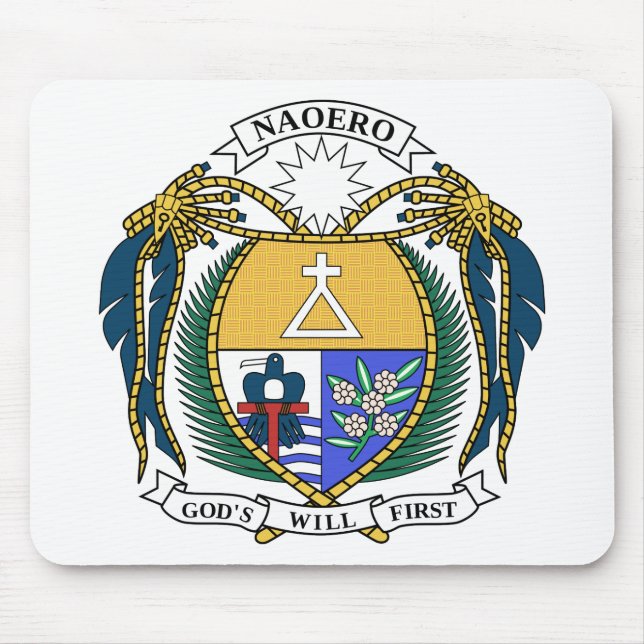 Mousepad Brasão de Nauru (Frente)