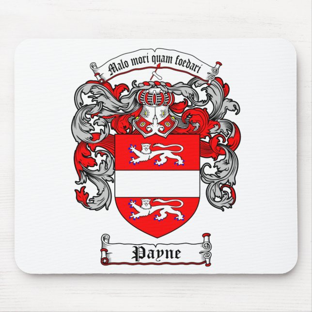 Mousepad Brasão de Payne - tapete do rato (Frente)