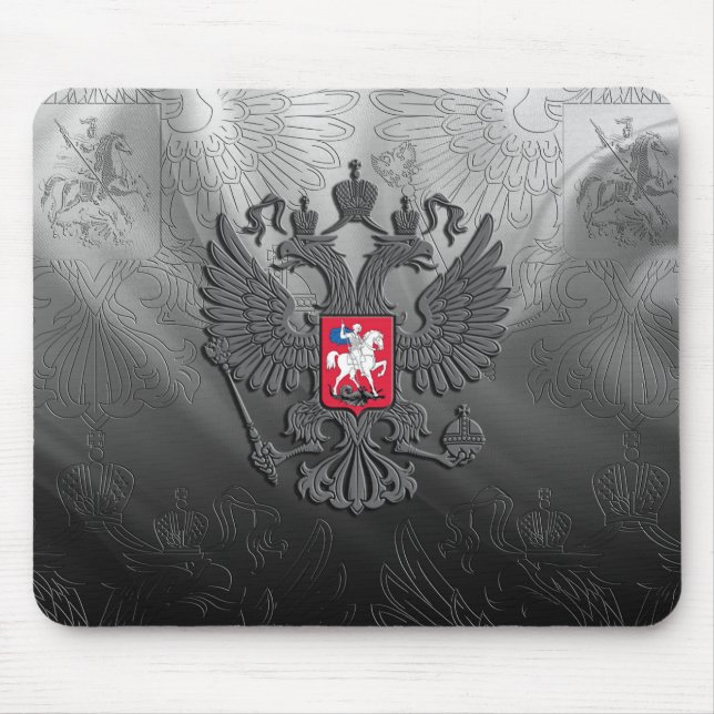 Mousepad Brasão de Rússia (Frente)