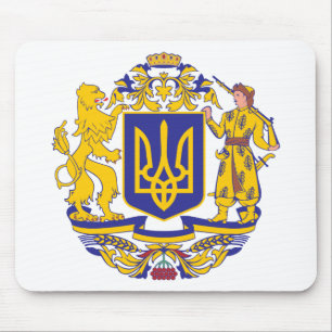 Mousepad Brasão de Ucrânia
