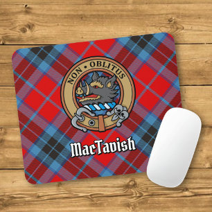 Mousepad Brasão do Clã MacTavish sobre Tartan
