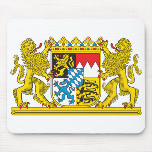 Mousepad Brasão do símbolo oficial de Baviera Alemanha