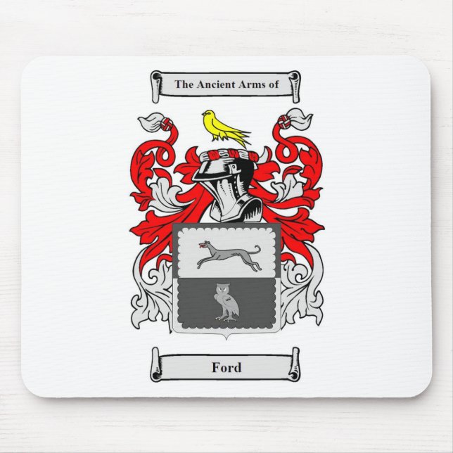 Mousepad Brasão (inglesa) de Ford (Frente)