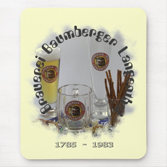 Mousepad Brauerei Baumberger Langenthal Mauspad (Frente)