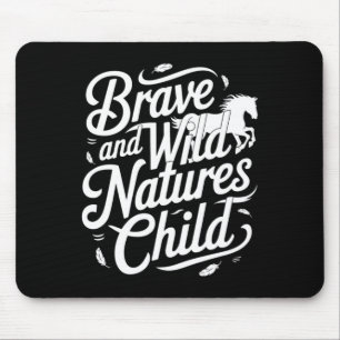 Mousepad Bravo E Selvagem Crianças Equestrianas &amp; Hor