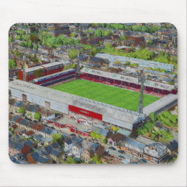 Mousepad Brentford FC Griffin Park Stadium Aerial Art