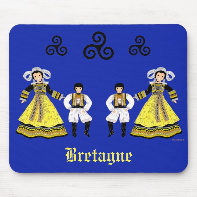 Mousepad Bretagne, França (Frente)