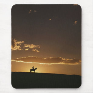 Mousepad Brevemente Cowboy Sunset