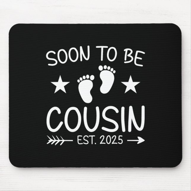 Mousepad Brevemente Ser Primo No Ano De Gravidez Em 2025 (Frente)