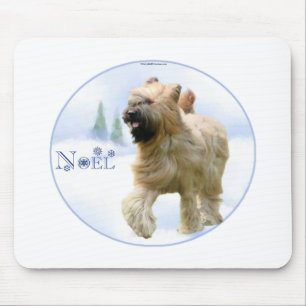 Mousepad Briard Noel