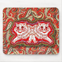 Bright Psychedelic Red Cats (por Louis Wain)