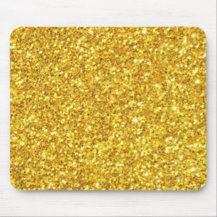 Mousepad Brilhante Dourada