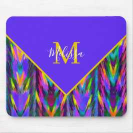 Mousepad Brilhante tribal chevron personalizado  